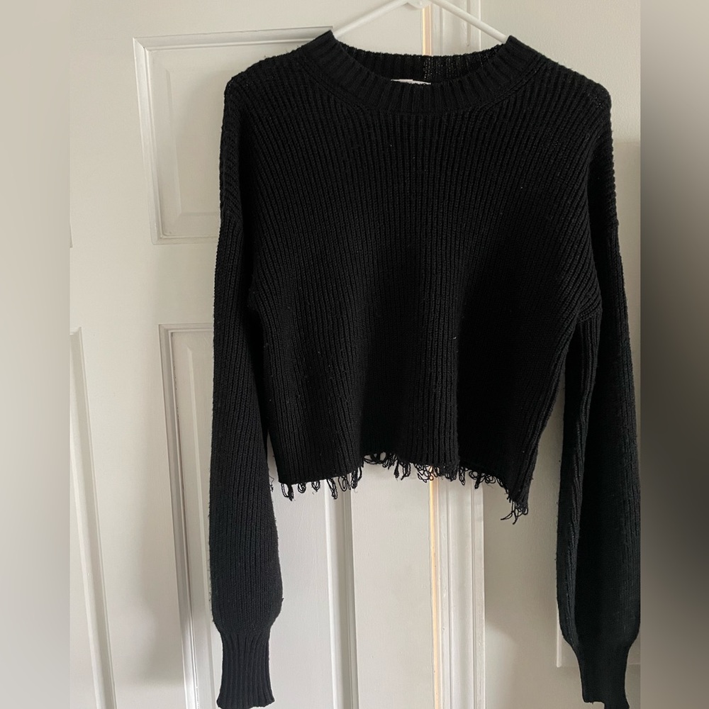 Women's crop sweater